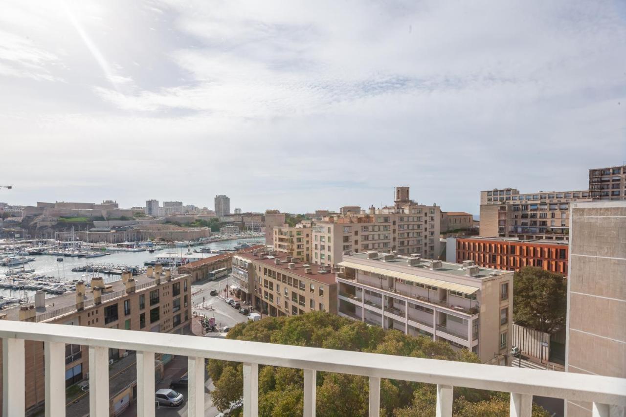 Le Saint Jean - Appt Avec Vue Sur Lentree Du Vieux Port Apartment Marseille Luaran gambar
