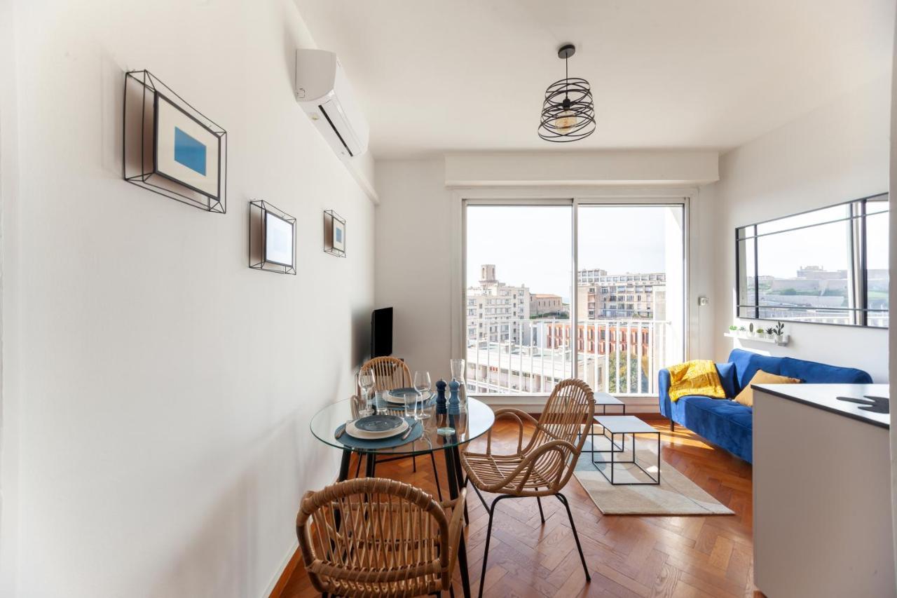 Le Saint Jean - Appt Avec Vue Sur Lentree Du Vieux Port Apartment Marseille Luaran gambar